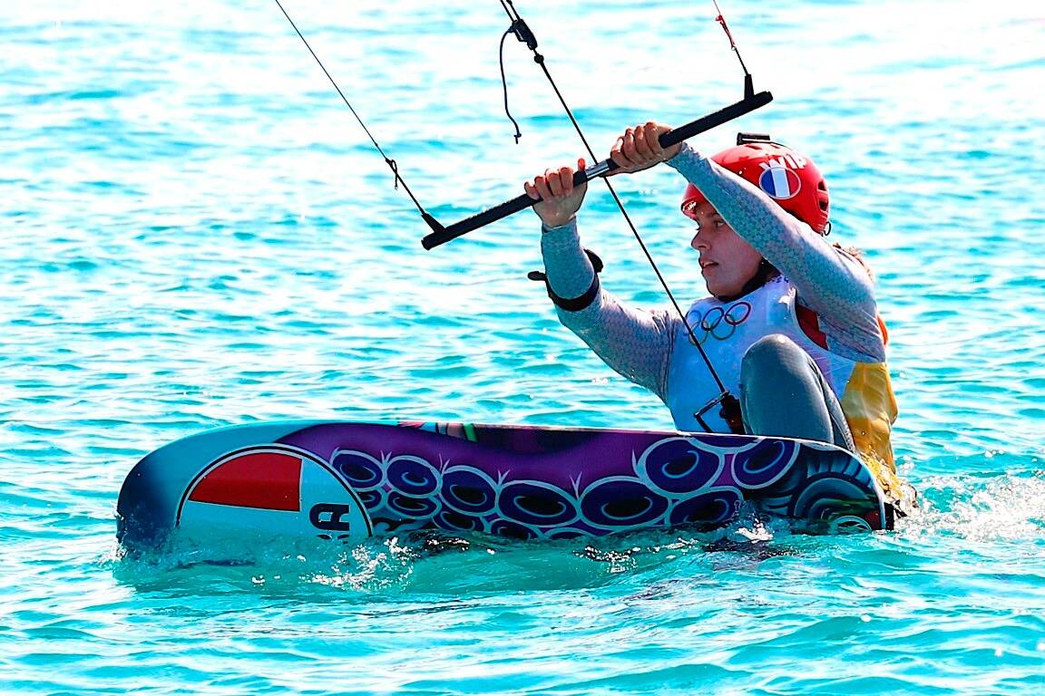 La kitesurfeuse varoise Lauriane Nolot en éclaireuse à Los Angeles en vue des JO 2028