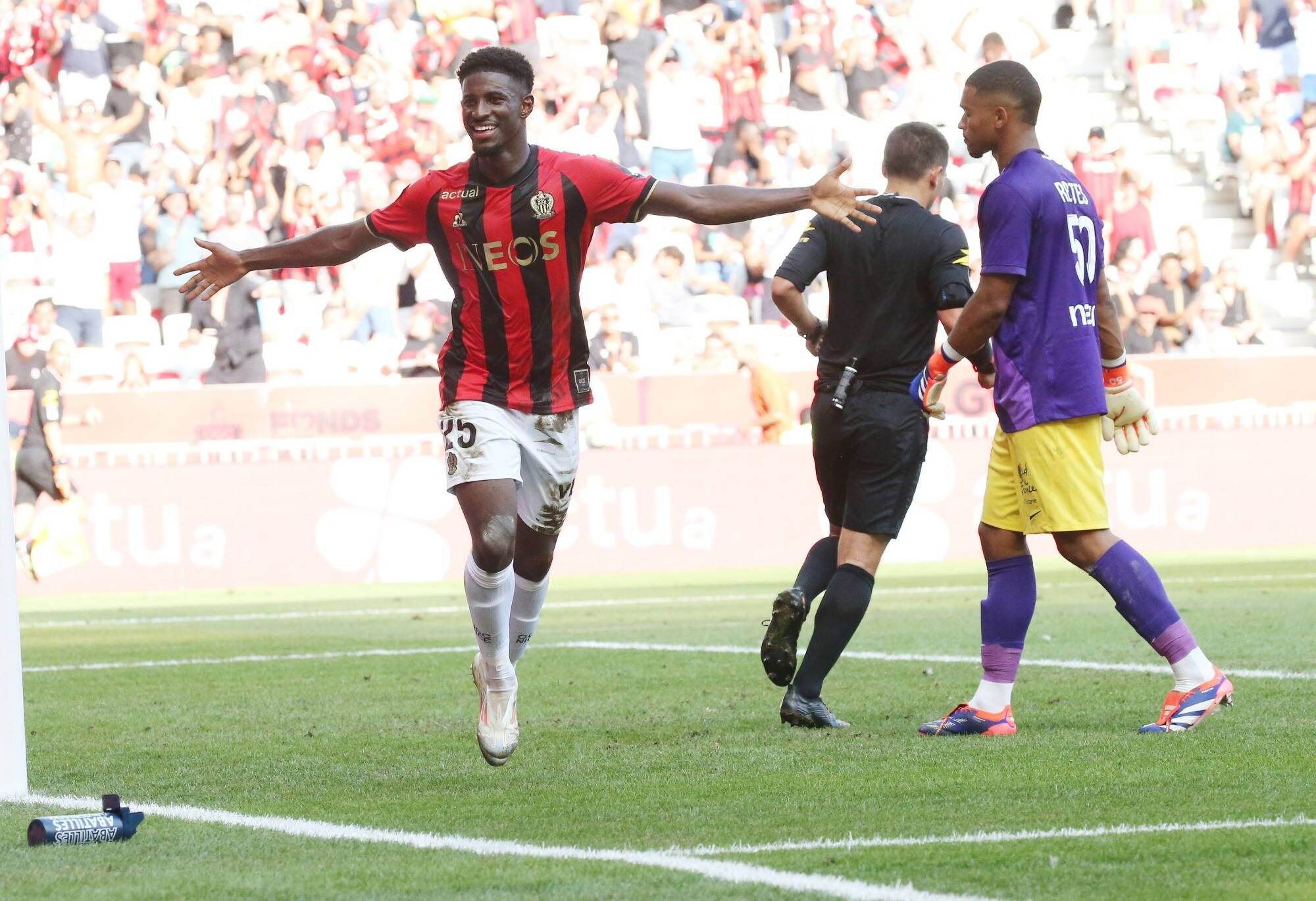 L'attaquant Mohamed-Ali Cho très incertain pour OGC Nice-Real-Sociedad mercredi en Ligue Europa