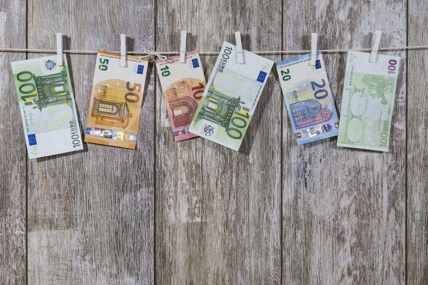 Des euros séchant au soleil (photo d'illustration).