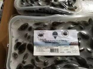 Des moules avec un décalage d'un mois sur la date de péremption rappelées dans toute la France
