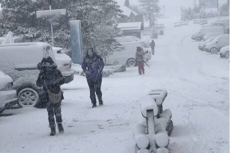 Il neige dans les Alpes-Maritimes, voici les images des stations de ski sous un beau manteau blanc