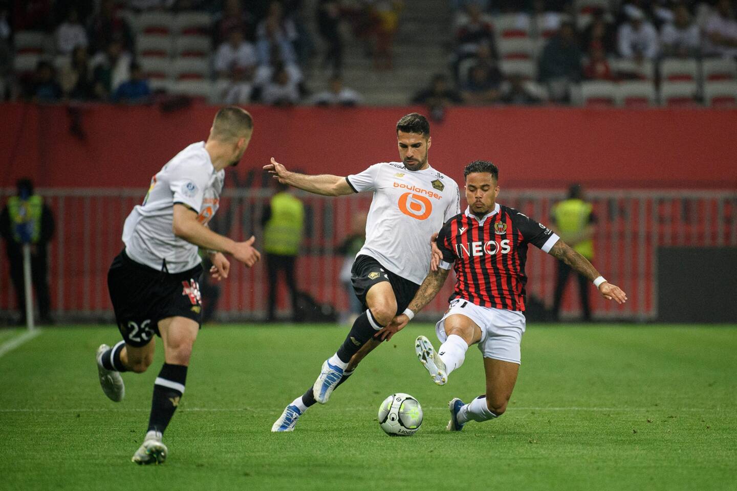 Justin Kluivert a marqué son 4e but en Ligue 1, contre Lille, lors de ce qui devrait rester comme son dernier match à l’Allianz Riviera.