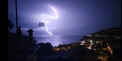 Vos images de l'orage impressionnant sur la Côte d'Azur