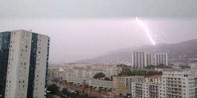 Foudre sur le Mont-Faron, torrents d'eau dans les rues... Les impressionnantes images des orages qui se sont abattus sur Toulon