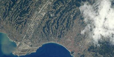 Pour ce 14 juillet, Thomas Pesquet envoie une photo de Nice vue de l'espace