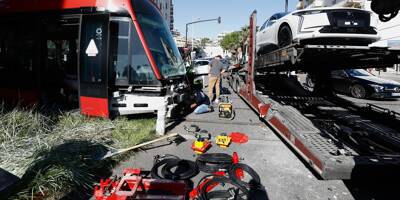 Le tramway de Nice déraille après avoir percuté un semi-remorque