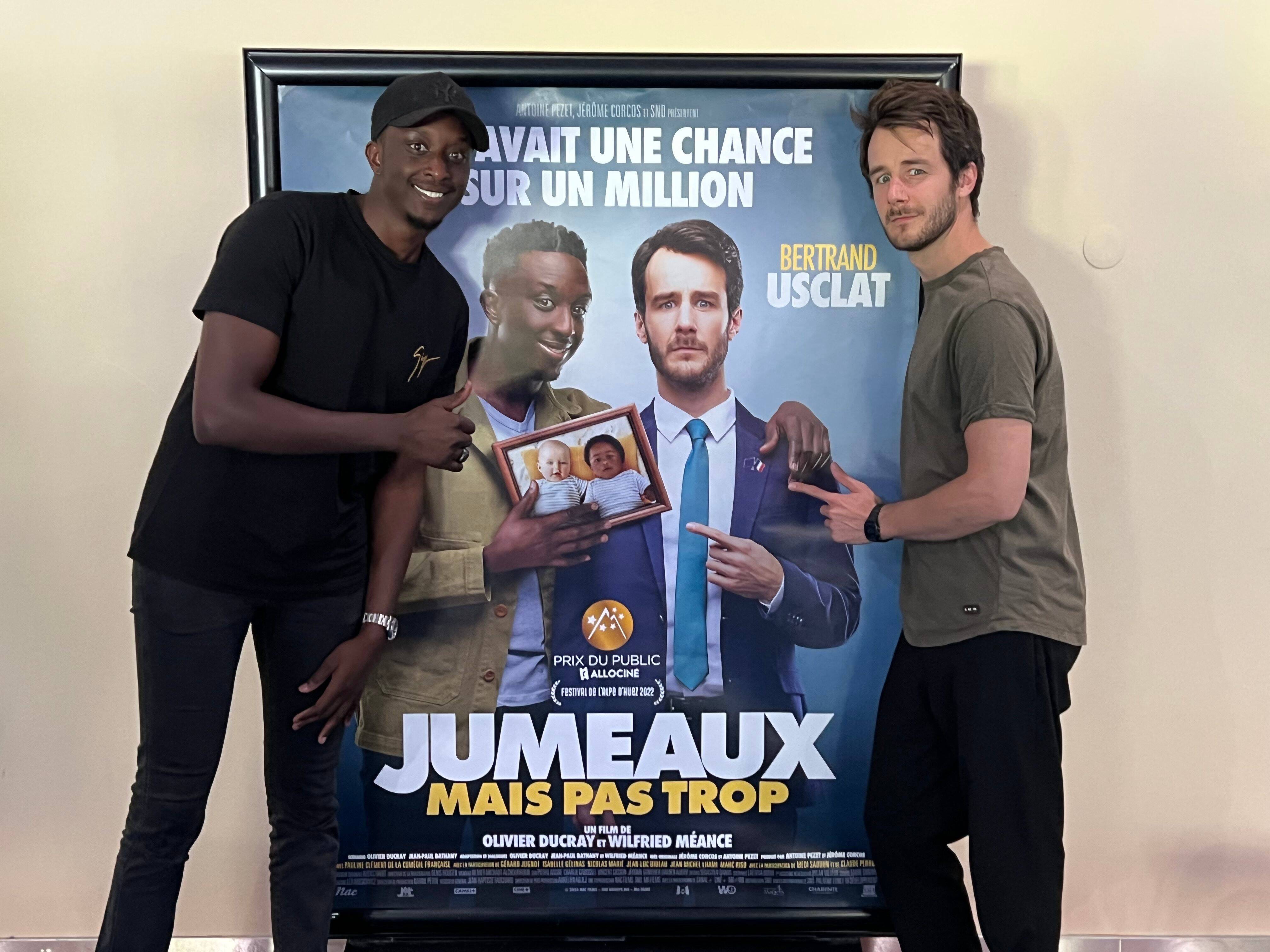 "Quand j'ai lu le scénario, j'ai tout de suite dit "oui"": les confidences d'Ahmed Sylla et Bertrand Usclat sur leur nouveau film "Jumeaux mais pas trop"