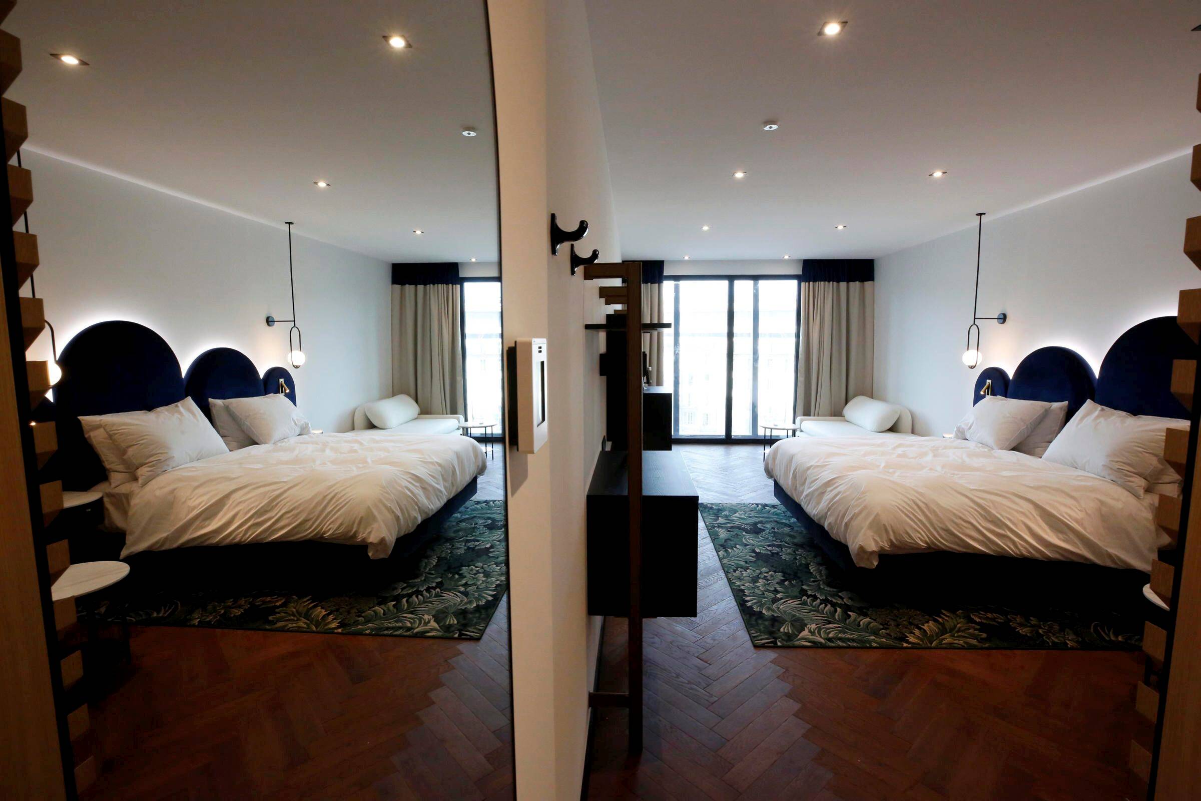 Découvrez à quoi ressembleront les chambres de l'hôtel Hilton d'Iconic