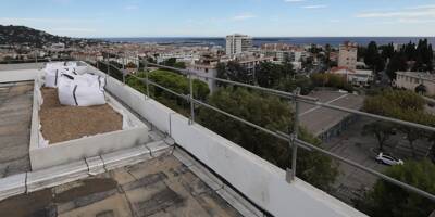 Future maison de retraite de l'hôpital Simone-Veil de Cannes: du 3e étage, on voit la mer