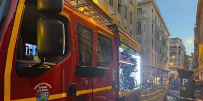 Un feu s'est déclaré rue Paganini à Nice ce jeudi soir, une intervention des pompiers est en cours
