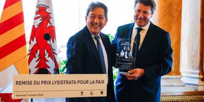 Christian Estrosi récompensé pour la création de la maison méditerranéenne de la paix à Nice