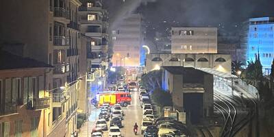 Un incendie en cours ce mercredi soir dans le quartier Libération à Nice