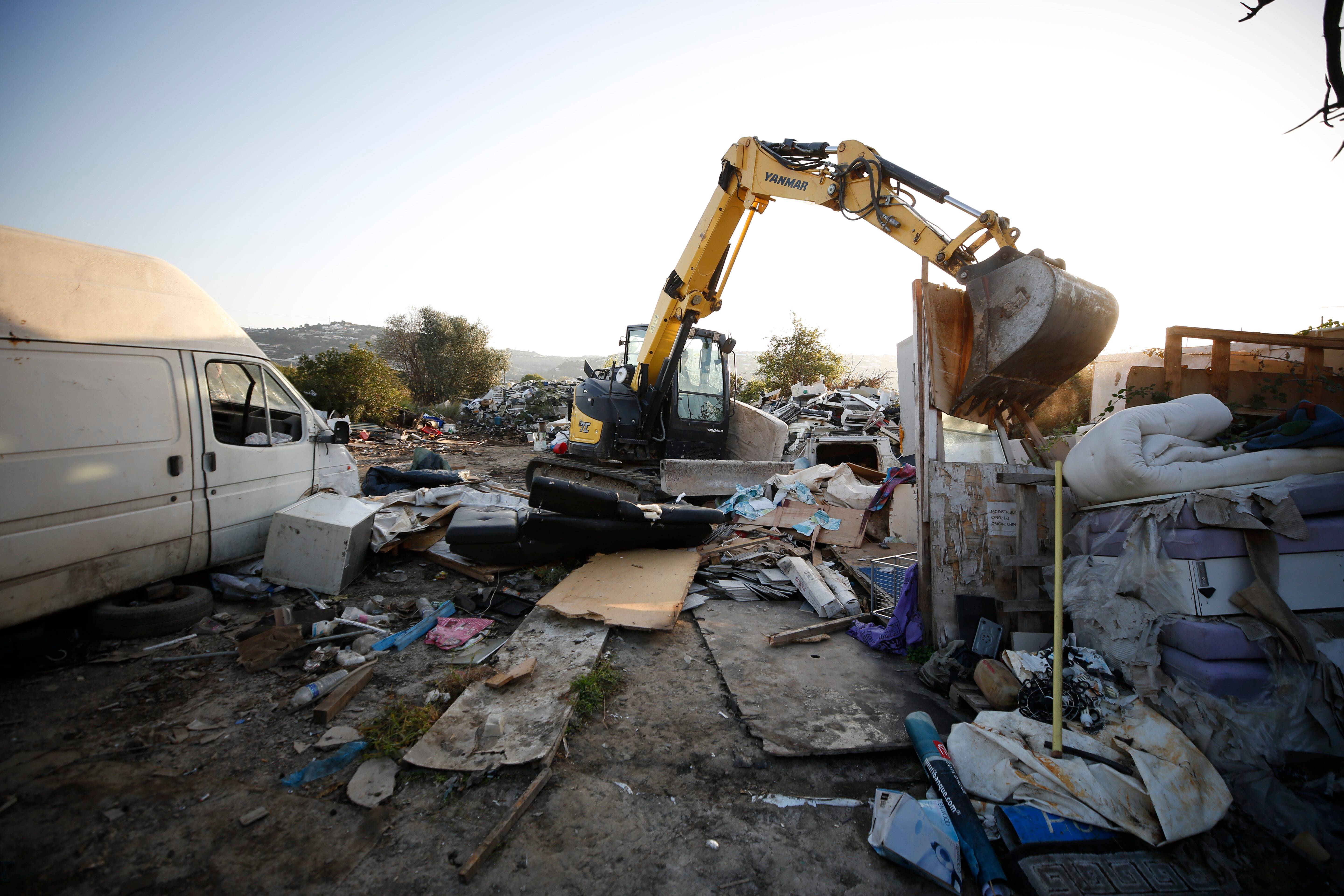 On en sait plus sur les campements de Roms démolis après de longs mois d'occupation illégale à Saint-Laurent-du-Var