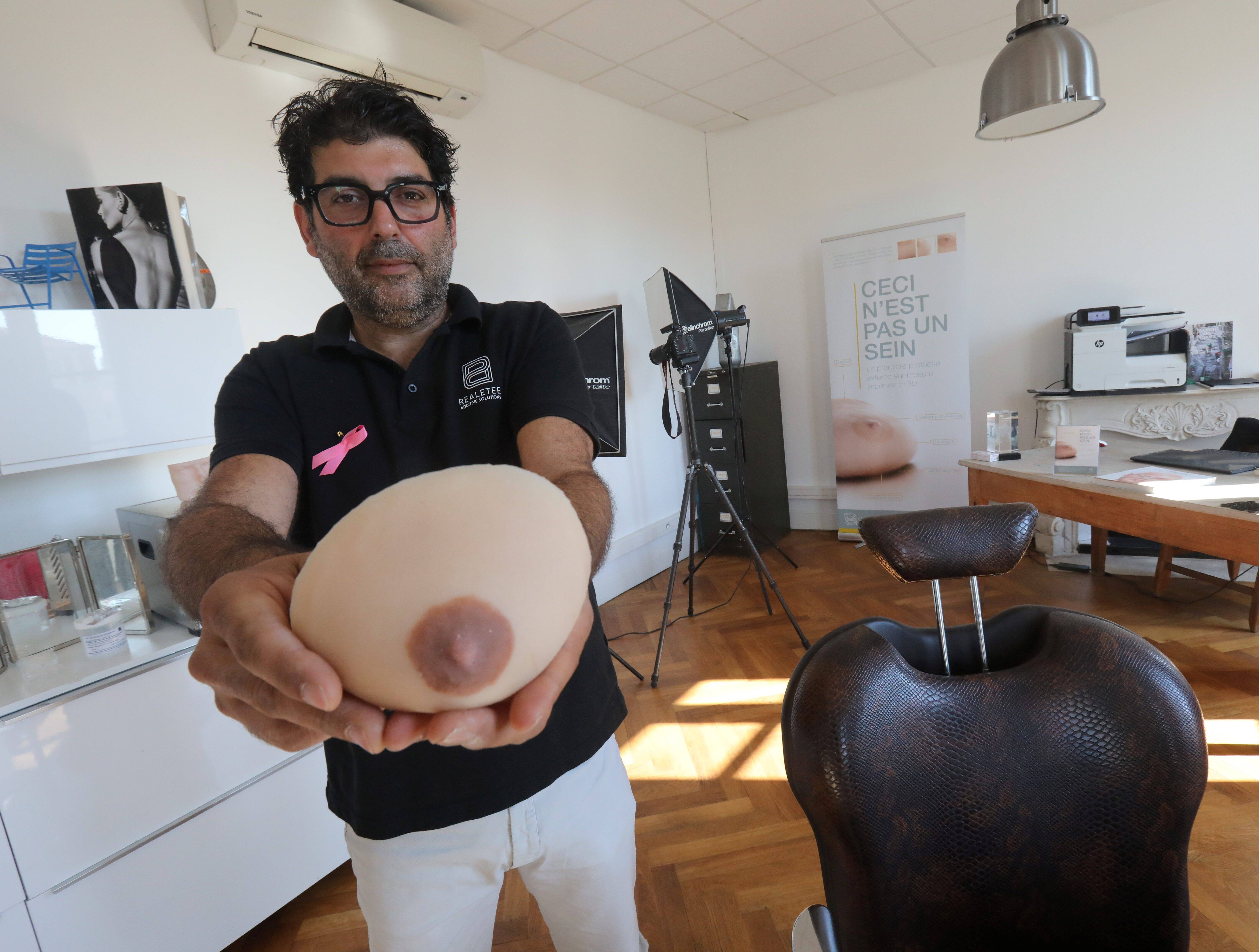 Une start-up à Nice réalise des prothèses de seins avec une imprimante 3D et c'est une première mondiale