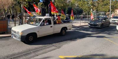 À Draguignan, les manifestants ont rejoint la grève des employés du Lidl des Arcs