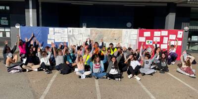 Les élèves du collège Bertone et de l'école Jean-Moulin à Antibes s'unissent pour lutter contre le harcèlement scolaire