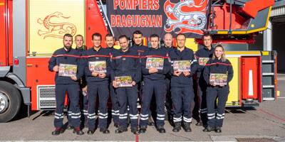 Sur le point de démarrer leur tournée des calendriers, les pompiers de Draguignan s'offrent un retour vers le passé