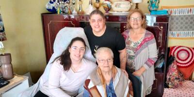 Vaillante centenaire, Maria Vincenza fête son anniversaire à Sainte-Agnès