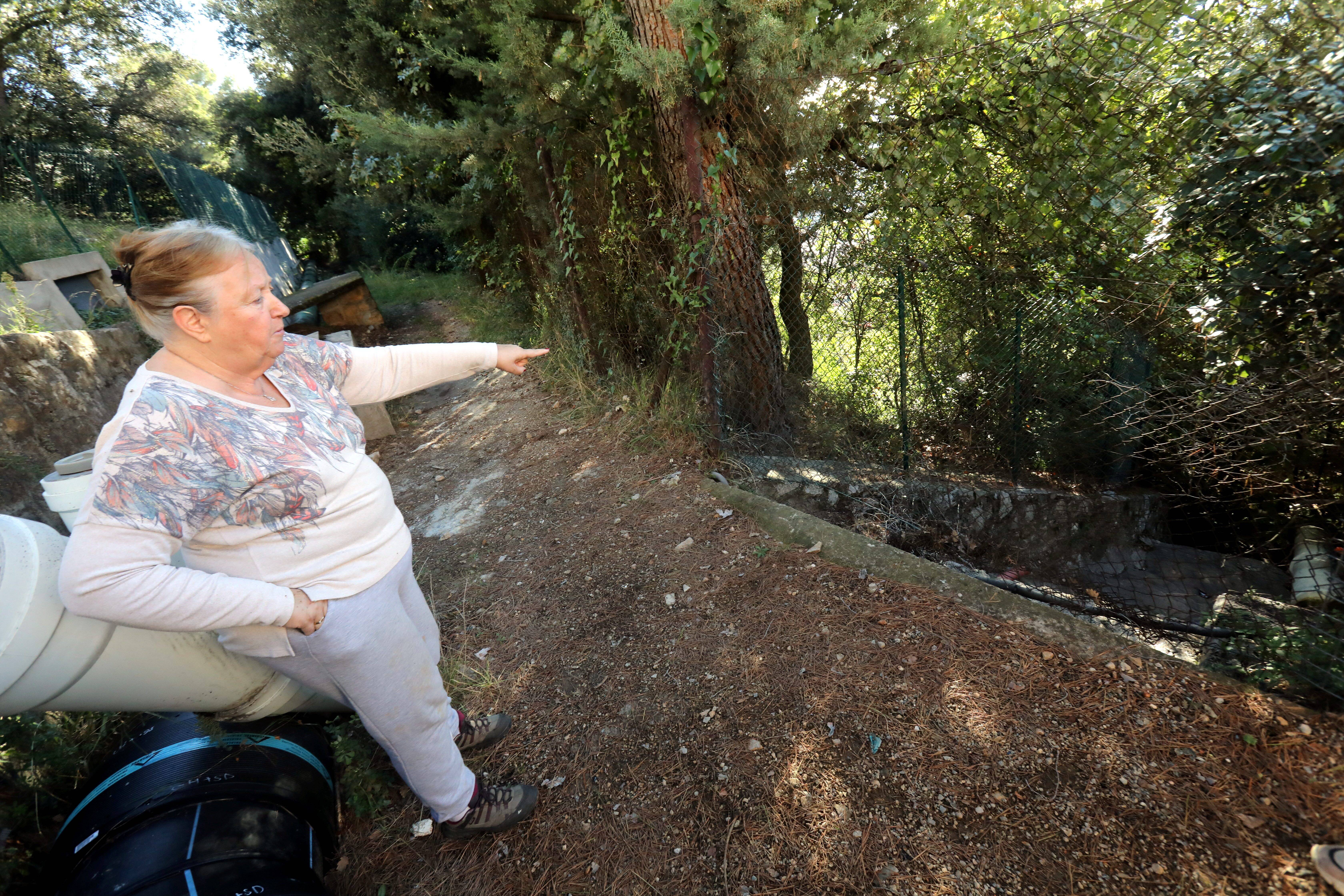 Cette Azuréenne a été inondée 14 fois en un an par les eaux du canal qui passe près de sa maison