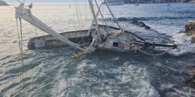Le voilier échoué dans la rade de Villefranche-sur-Mer sera enlevé en décembre: l'État mobilise le fonds d'intervention maritime