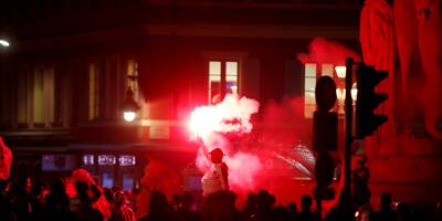Mondial 2022: les Marocains font la fête à Nice, quelques débordements