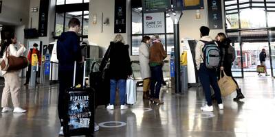 "Ça me fait péter les plombs": à la gare de Toulon, la nouvelle grève des trains fait grogner certains usagers