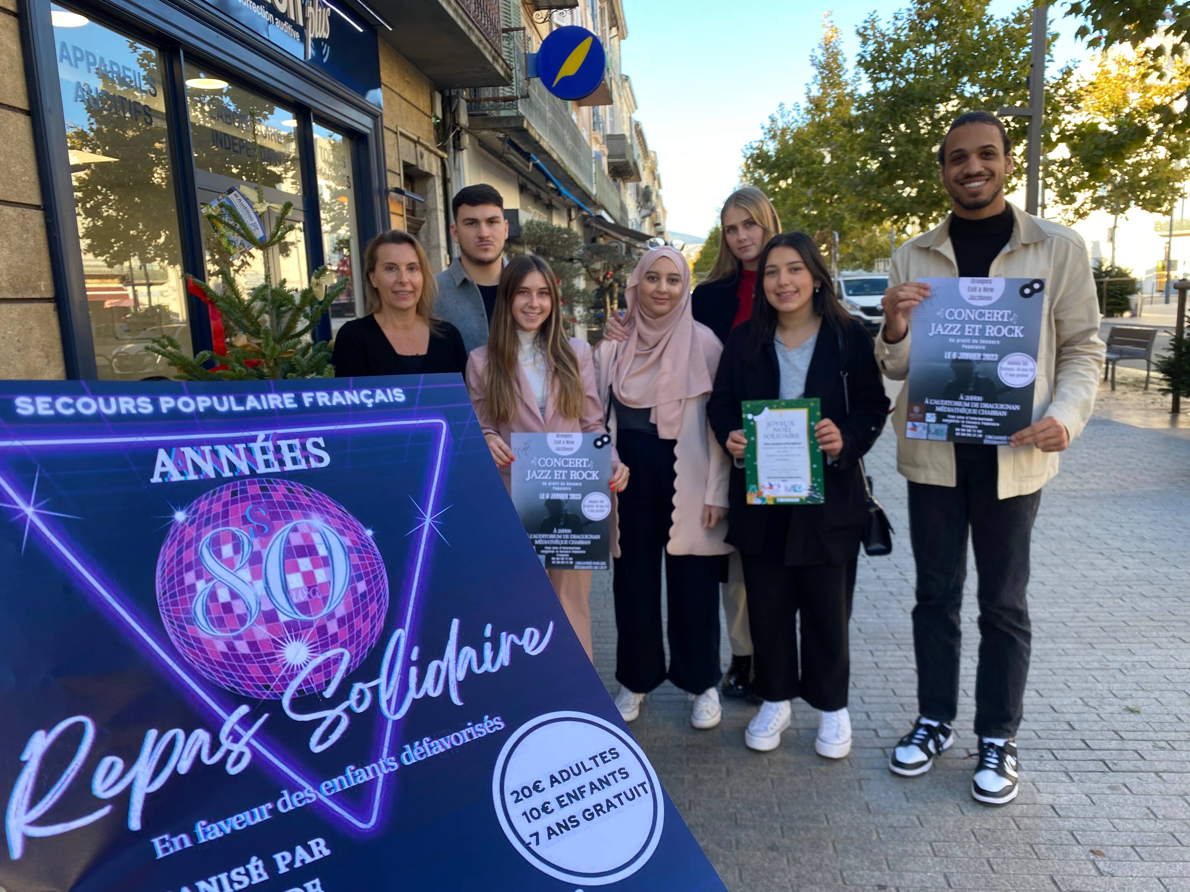 Six students are mobilizing for disadvantaged children in Draguignan