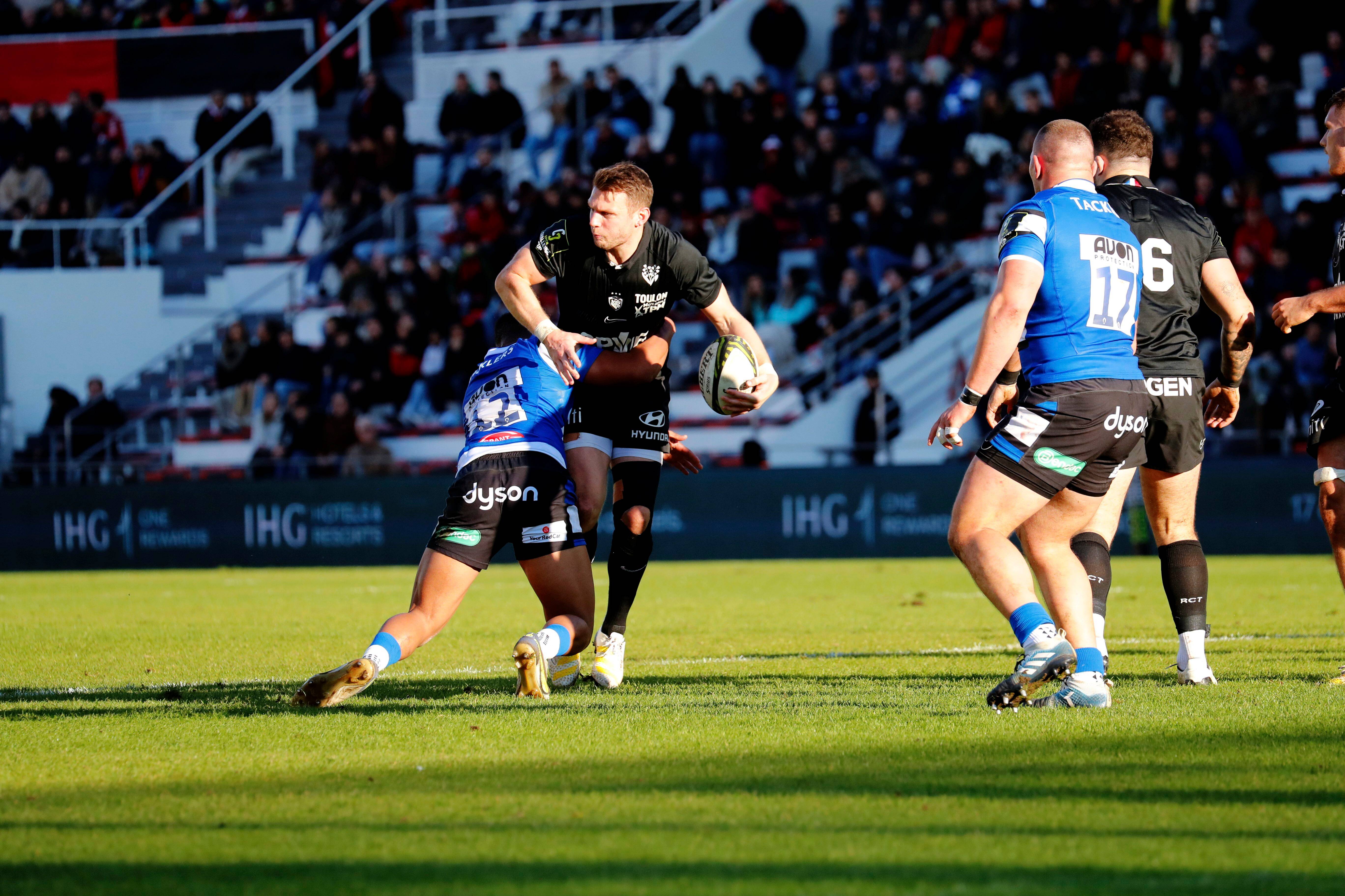 Première titularisation pour la charnière Serin - Biggar avec le RCT face à Lyon