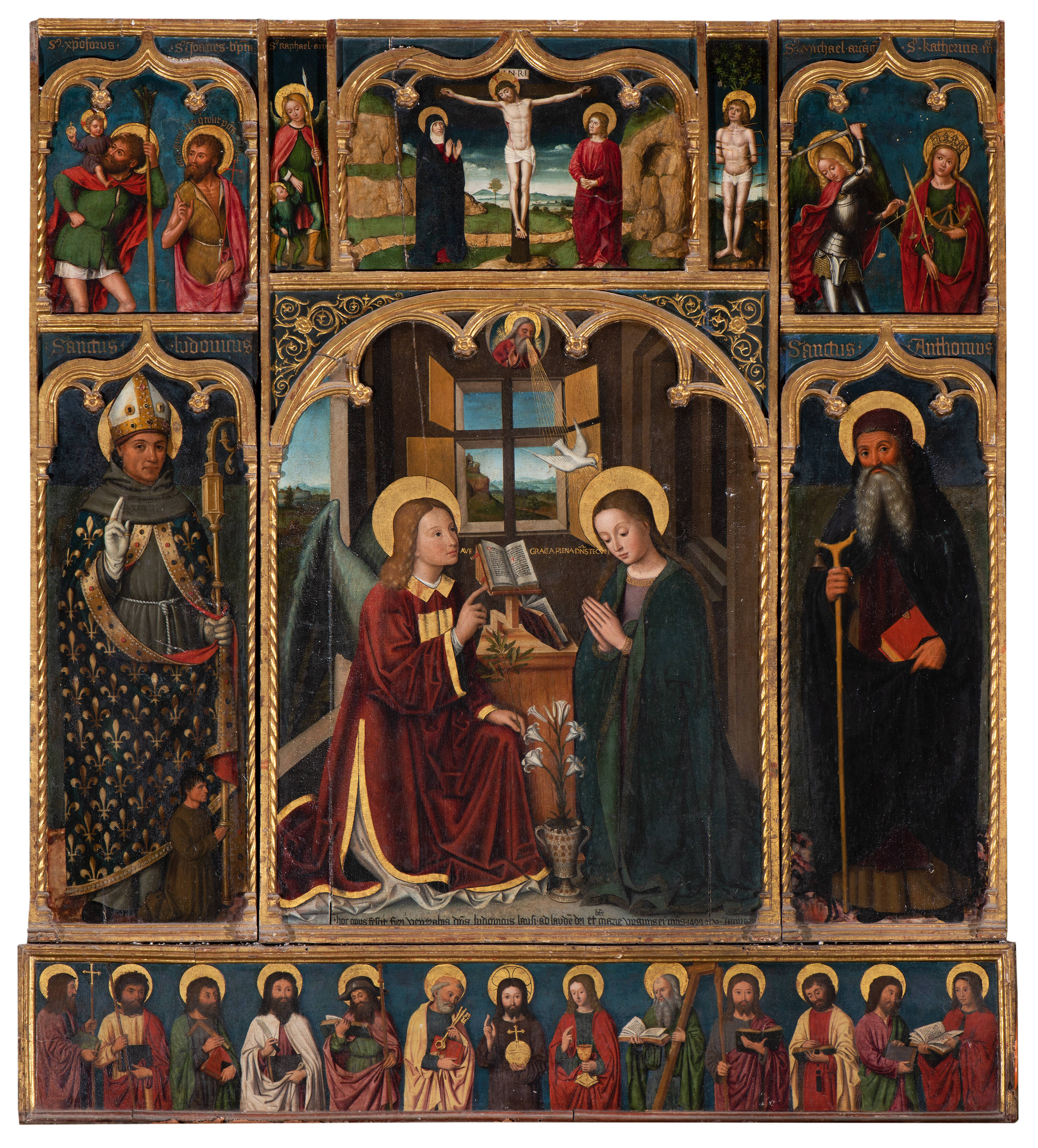 Le retable de Louis Bréa, un véritable trésor dans le plus petit village des Alpes-Maritimes