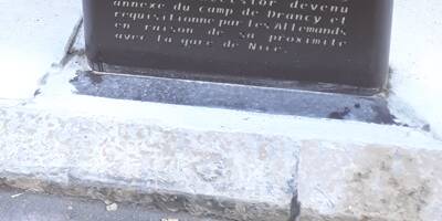 À Nice, la stèle en mémoire de la Shoah est revenue face à l'hôtel Excelsior