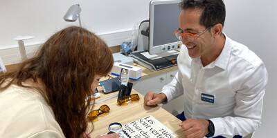 Ces professionnels niçois sont spécialisés en basse vision pour aider des patients souvent démunis