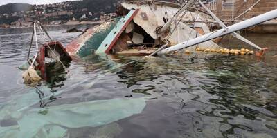 Le voilier échoué à Villefranche-sur-Mer menace toujours la rade