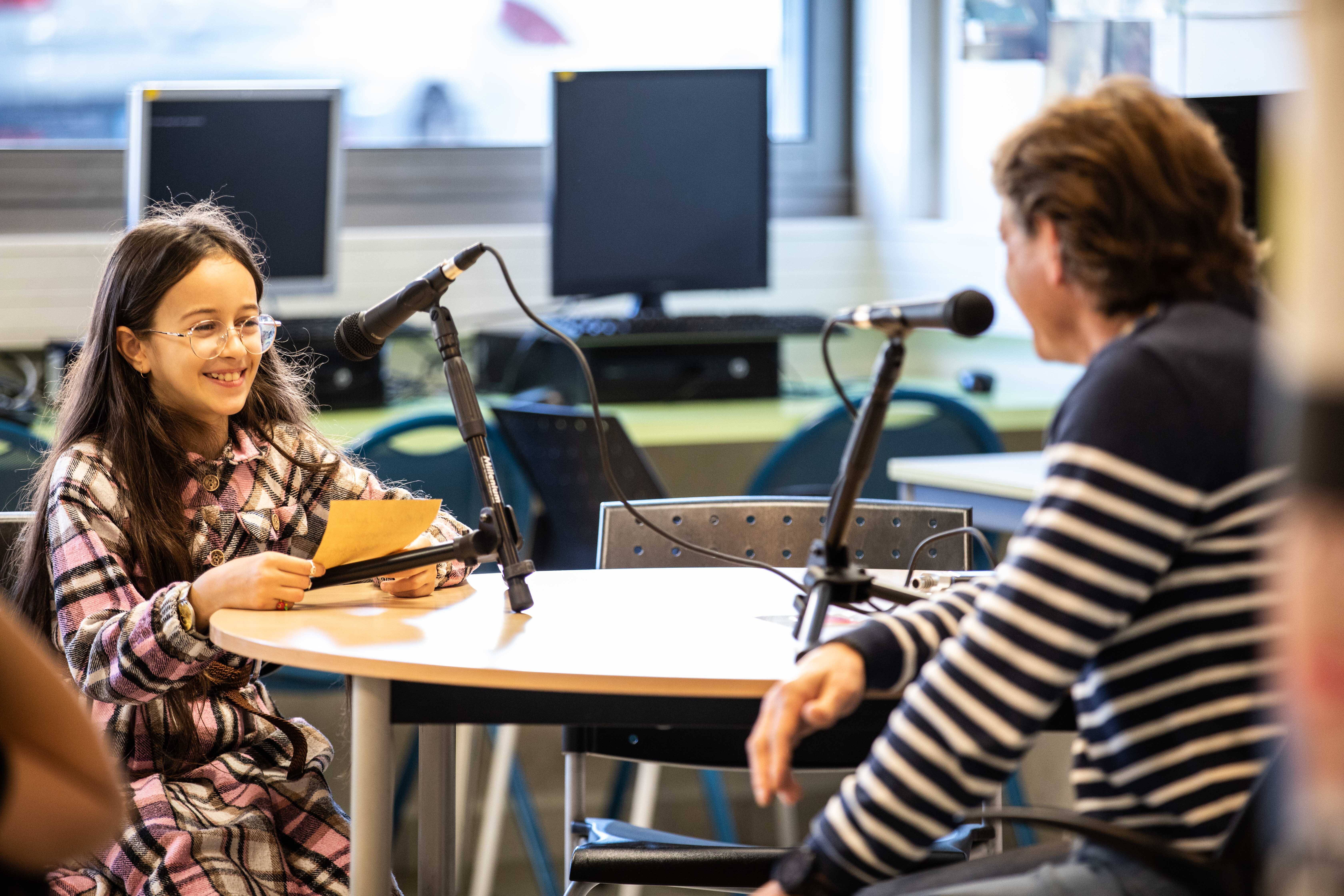 Des collégiens se transforment en commentateurs sportifs en herbe à Toulon