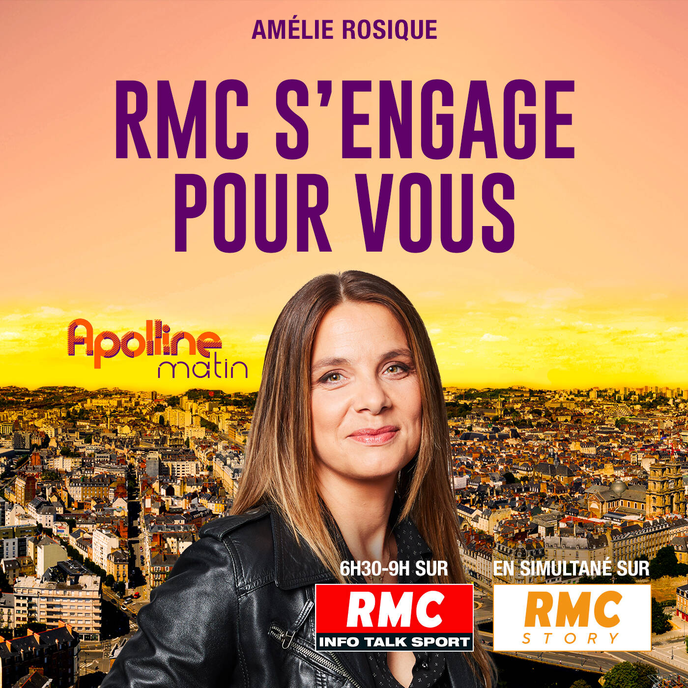 Une partie de la Matinale de RMC à Nice la semaine du 16 janvier