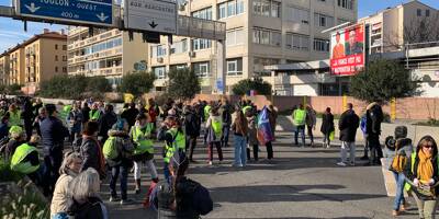 Le tunnel de Toulon fermé à cause d'une manifestation