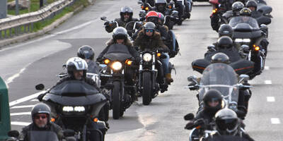 350 motards de toute l'Europe rendent un dernier hommage à Eric Michailoff, membre des Rebel Rider Monaco