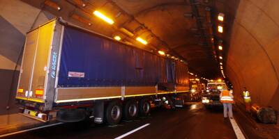 Collision entre une voiture et un camion dans un tunnel sur l'A8