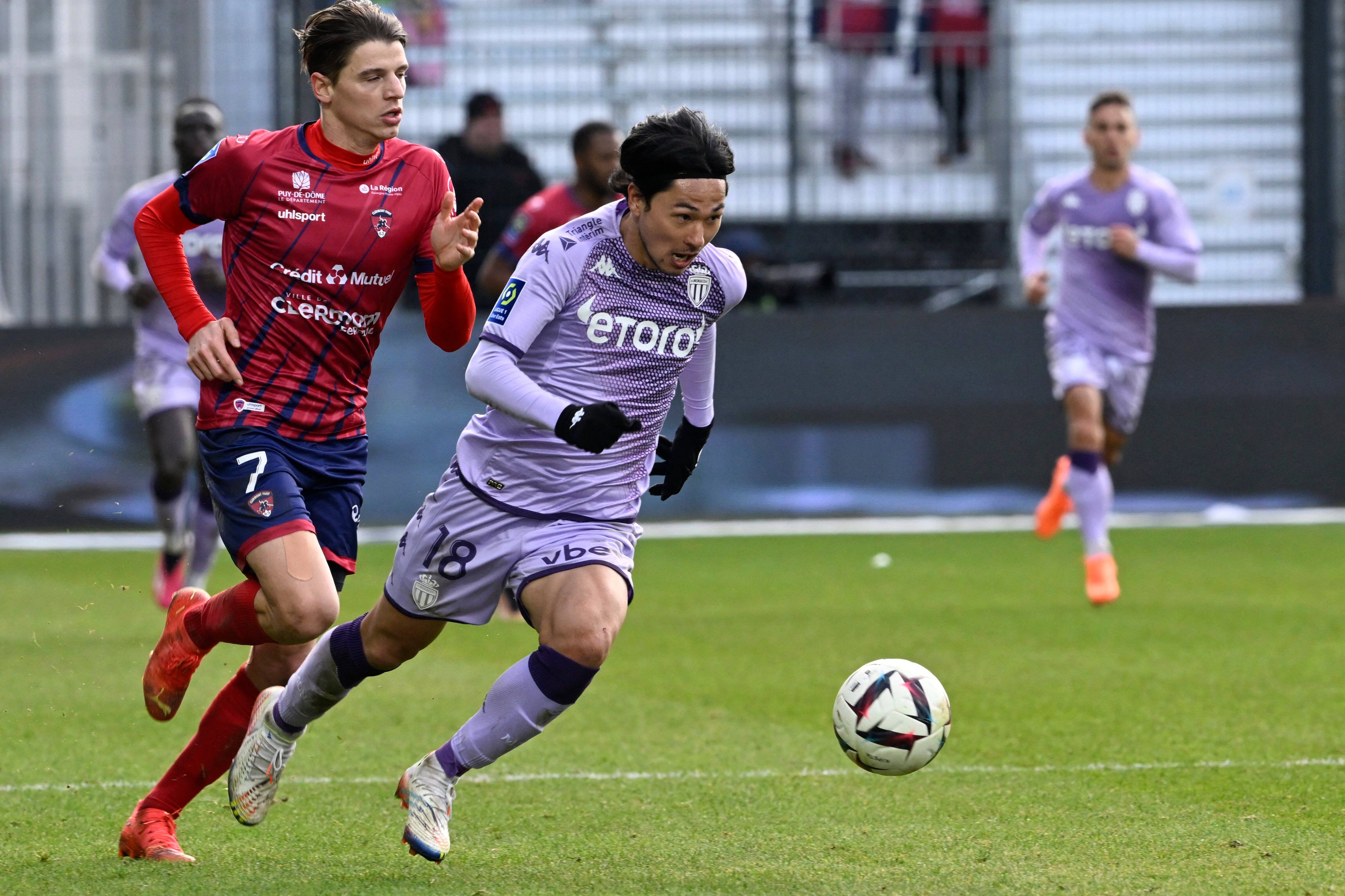 Minamino réussit son intérim, Embolo pèse... Découvrez les notes des Monégasques après leur victoire à Clermont (2-0)
