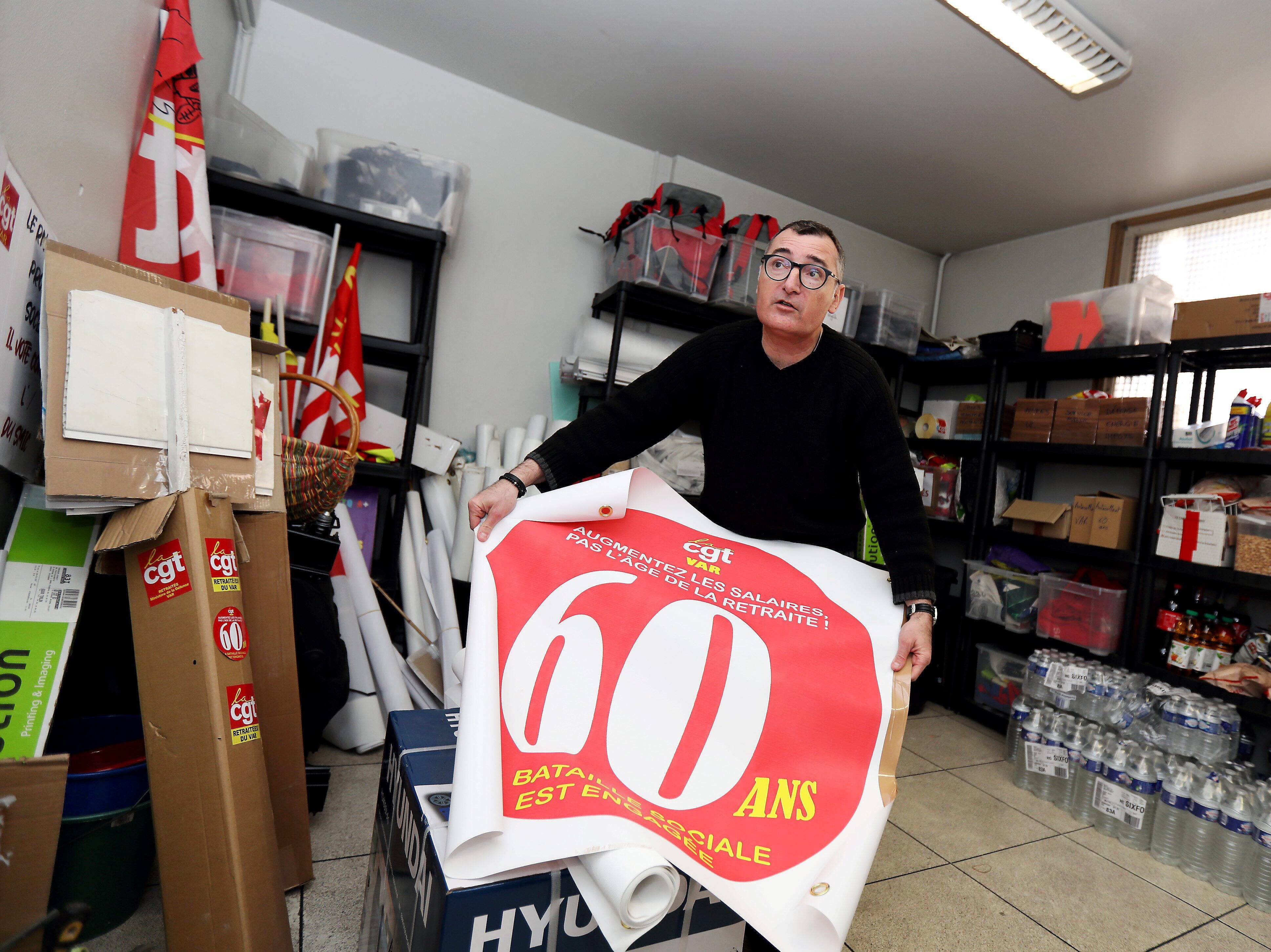 "Une manif, ça doit aussi être festif": dans les coulisses de la préparation de la mobilisation de ce mardi avec la CGT Var