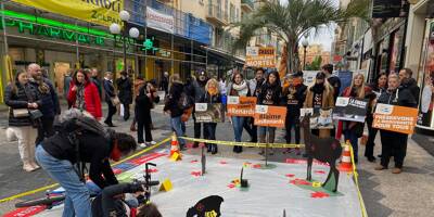 Mais pourquoi y avait-il une fausse scène de crime ce samedi après-midi dans le centre-ville de Nice?