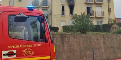 Deux blessés légers dans un violent incendie à Draguignan