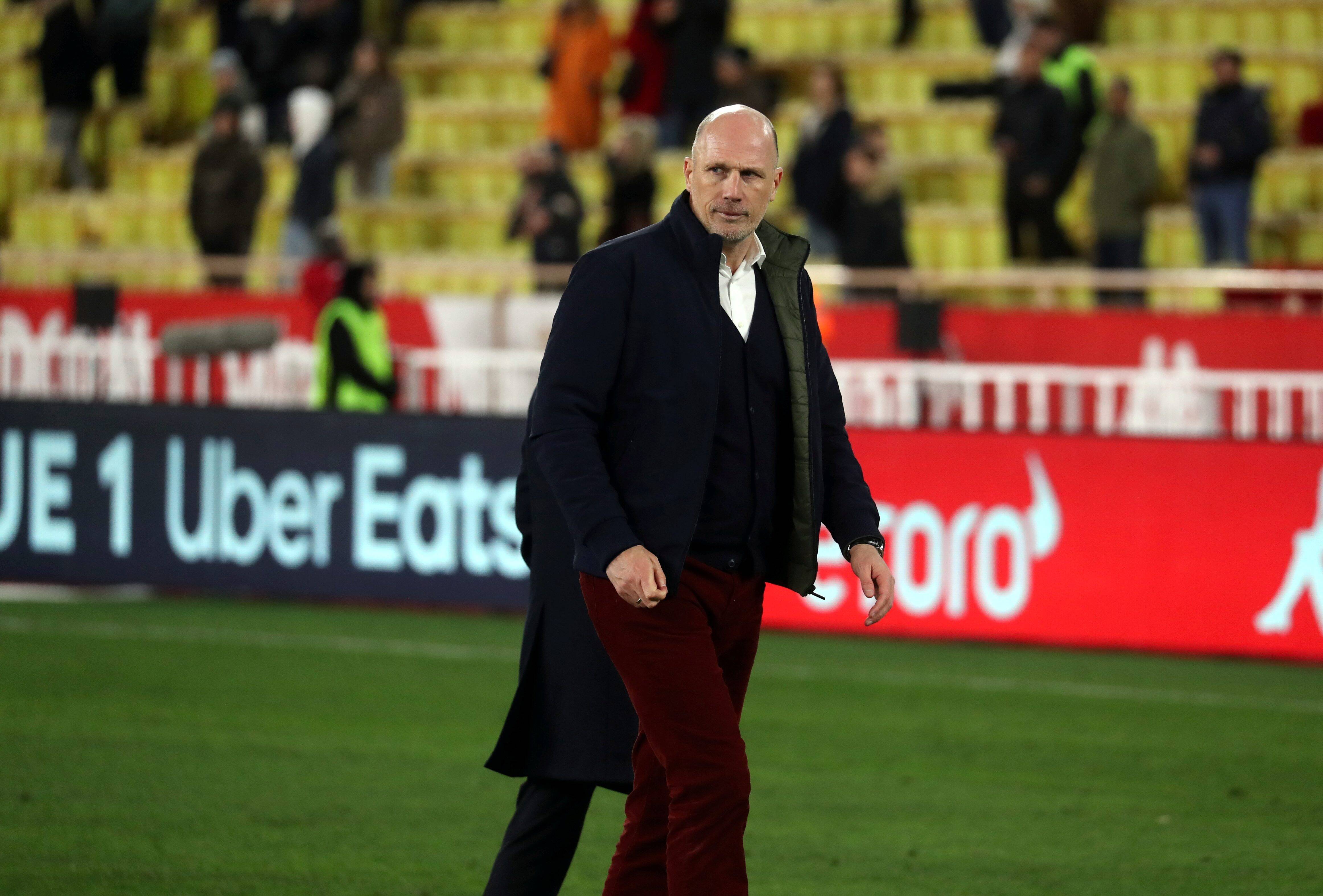 "Prêts à montrer autre chose": après la défaite contre Nice, l'entraîneur de l'AS Monaco Philippe Clement attend une réaction, dimanche à Troyes