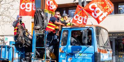 À Draguignan, les salariés d'Enedis ont coupé le courant de la sous-préfecture