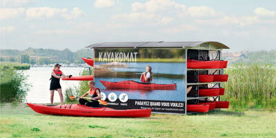 Le kayak en libre-service débarque à Juan-les-Pins