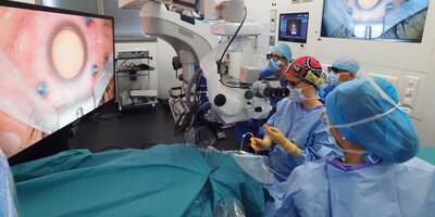 Chirurgie de la rétine: le CHU de Nice utilise une machine 