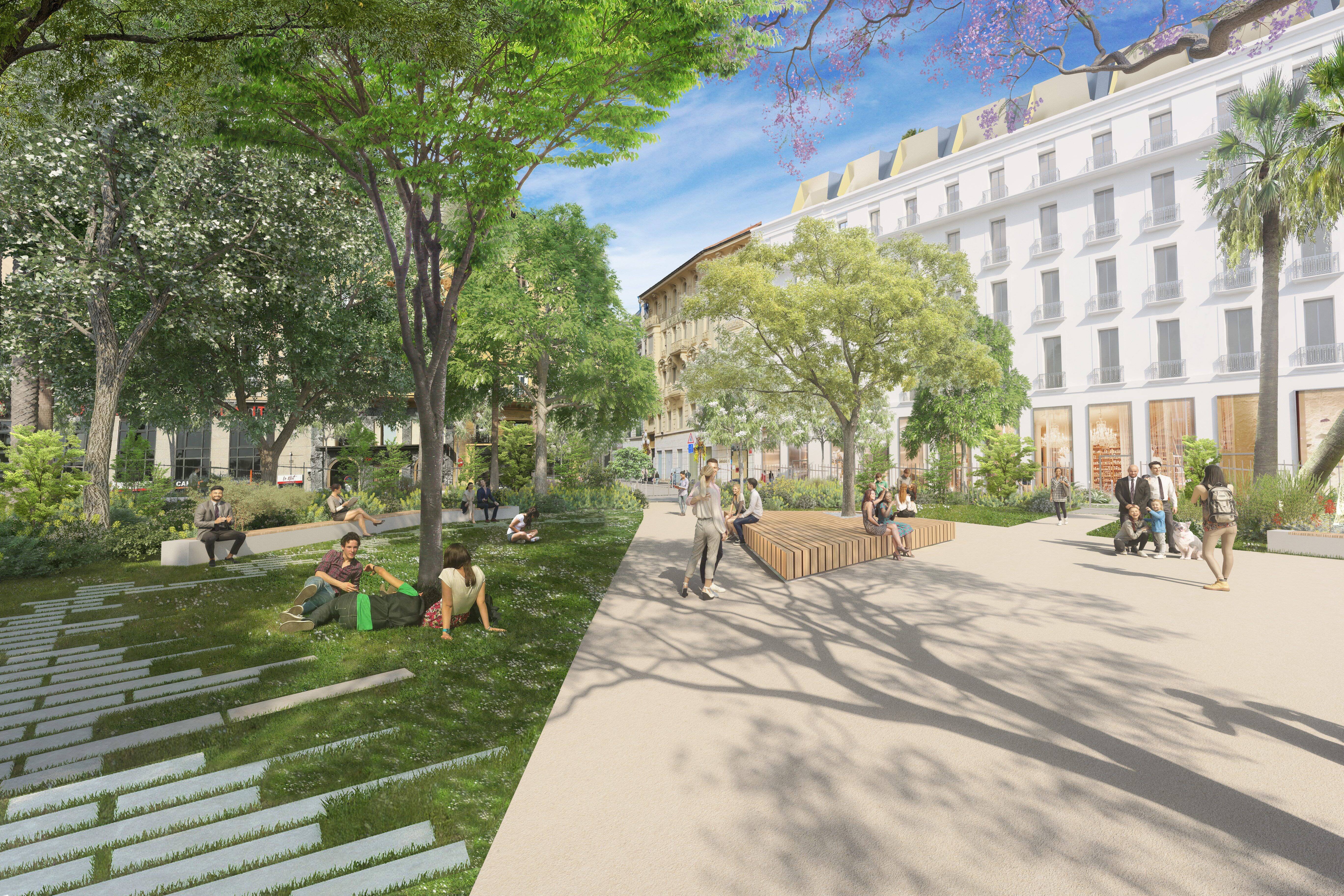 Les travaux vont durer toute l'année: voici à quoi ressemblera le jardin de l'Arménie à Nice