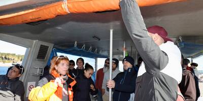 Récit en images de l'exercice en mer sur les accidents de plongée à Hyères