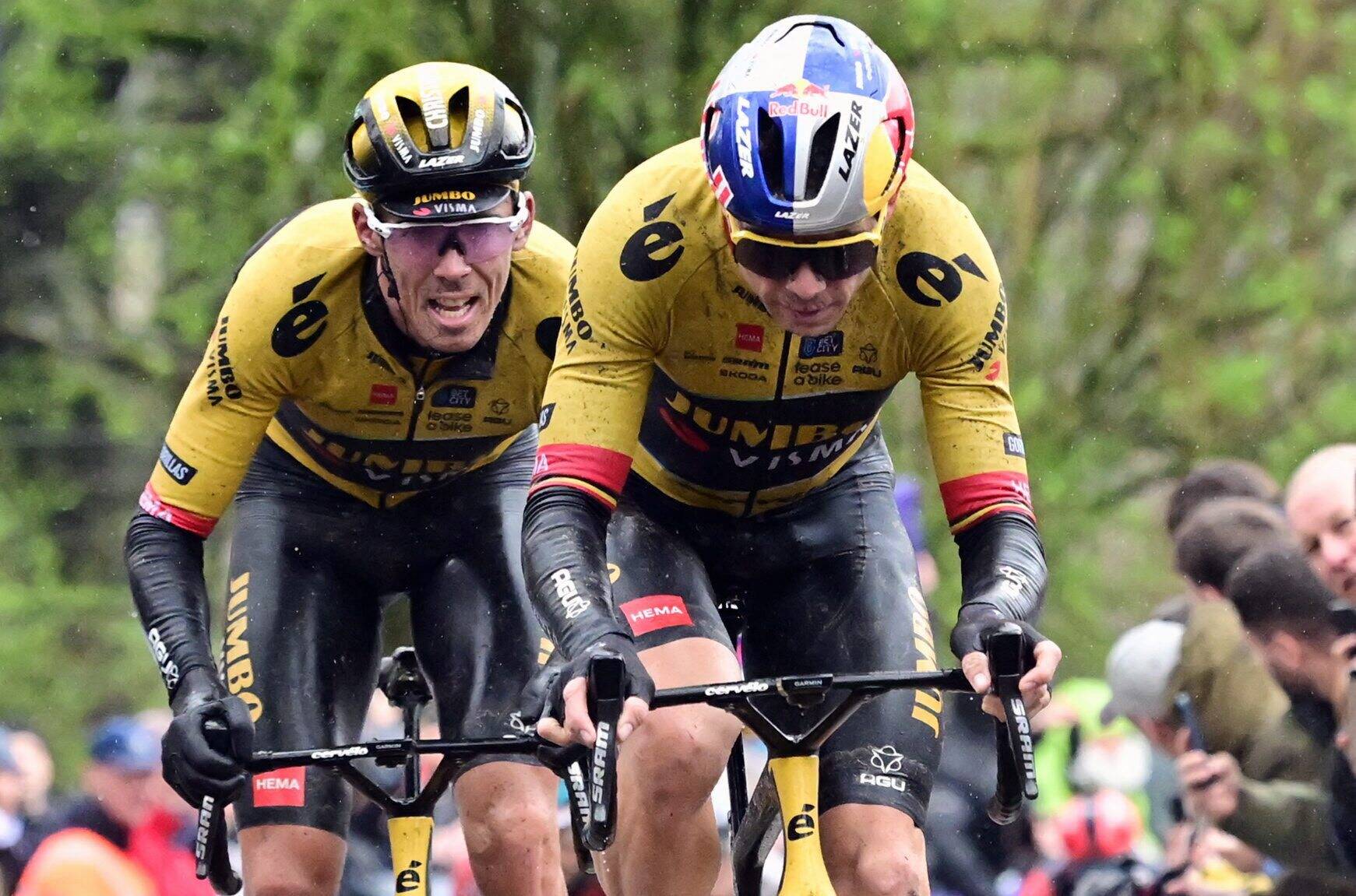 Grand numéro du Varois Christophe Laporte, vainqueur de Gand-Wevelgem