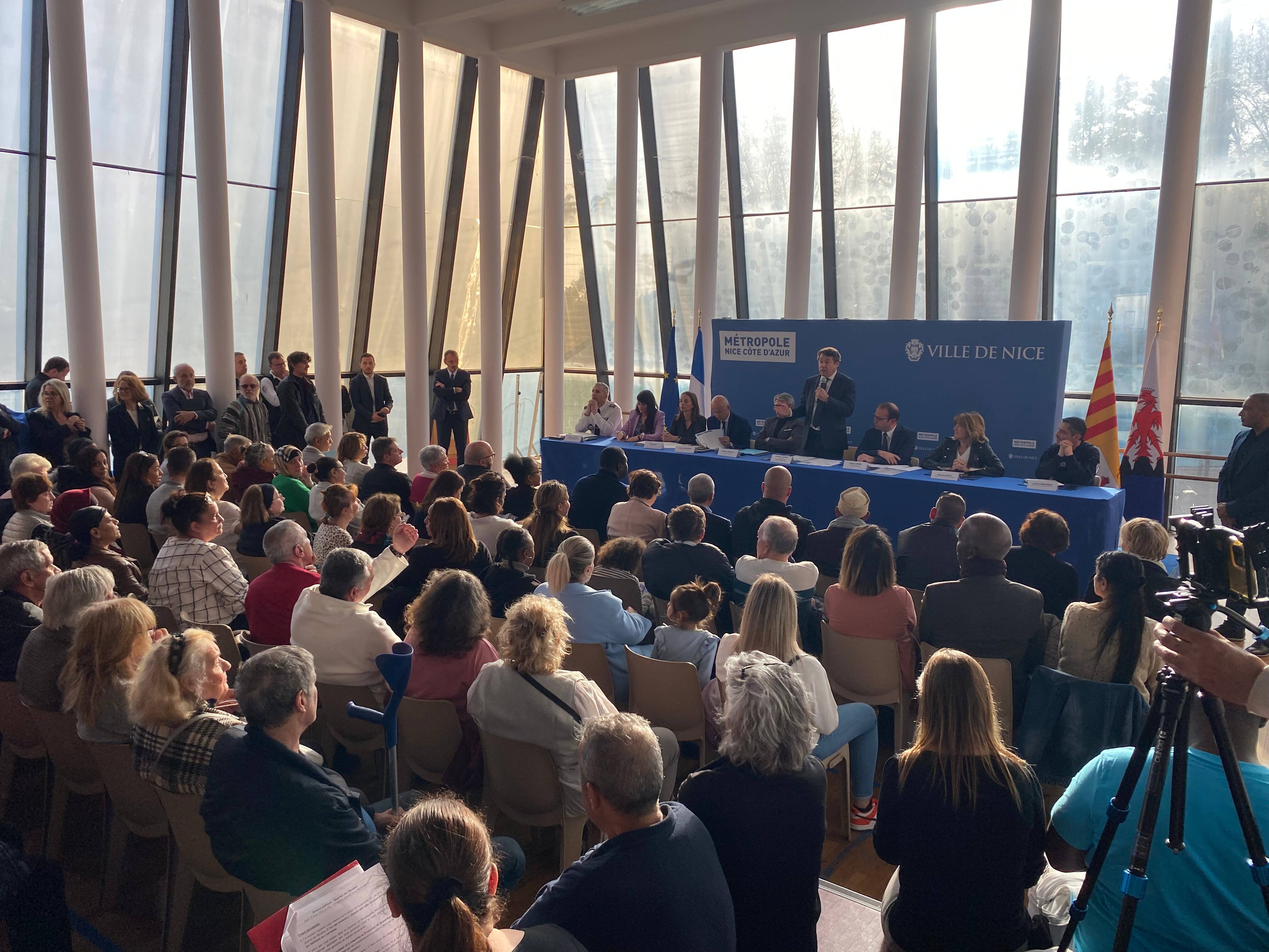 La mairie de Nice organise une réunion sur la sécurité dans le quartier des Moulins, les habitants se lâchent