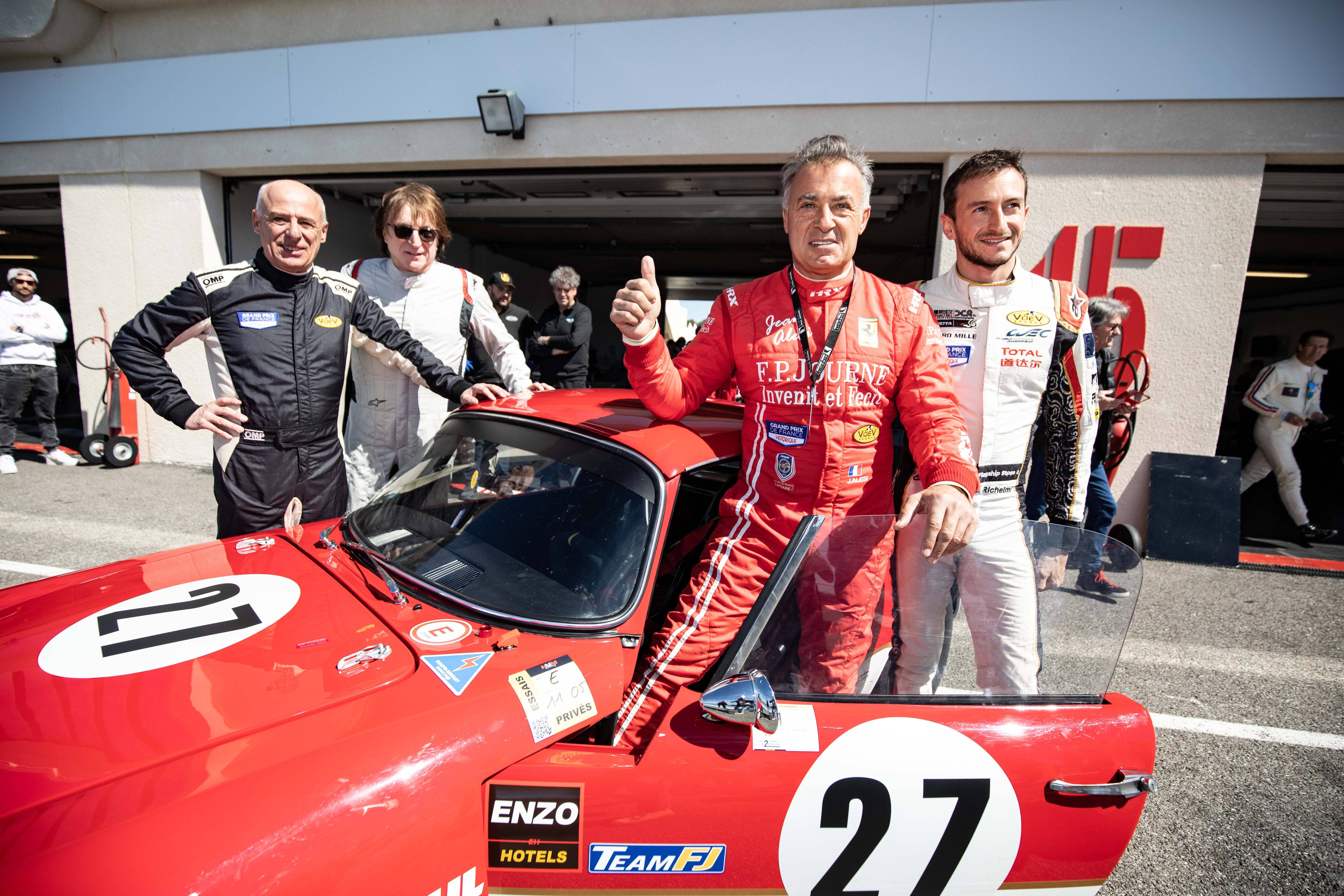 Jean Alesi remonte le temps au volant d'une petite Anglaise sur la piste varoise du Grand Prix de France Historique